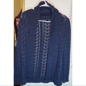 Navy blue  knit sweater